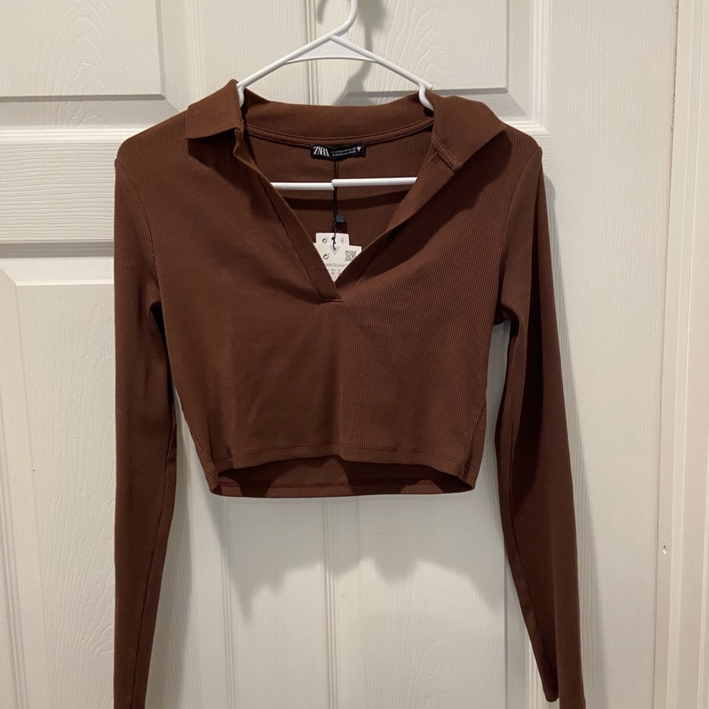 zara crop top